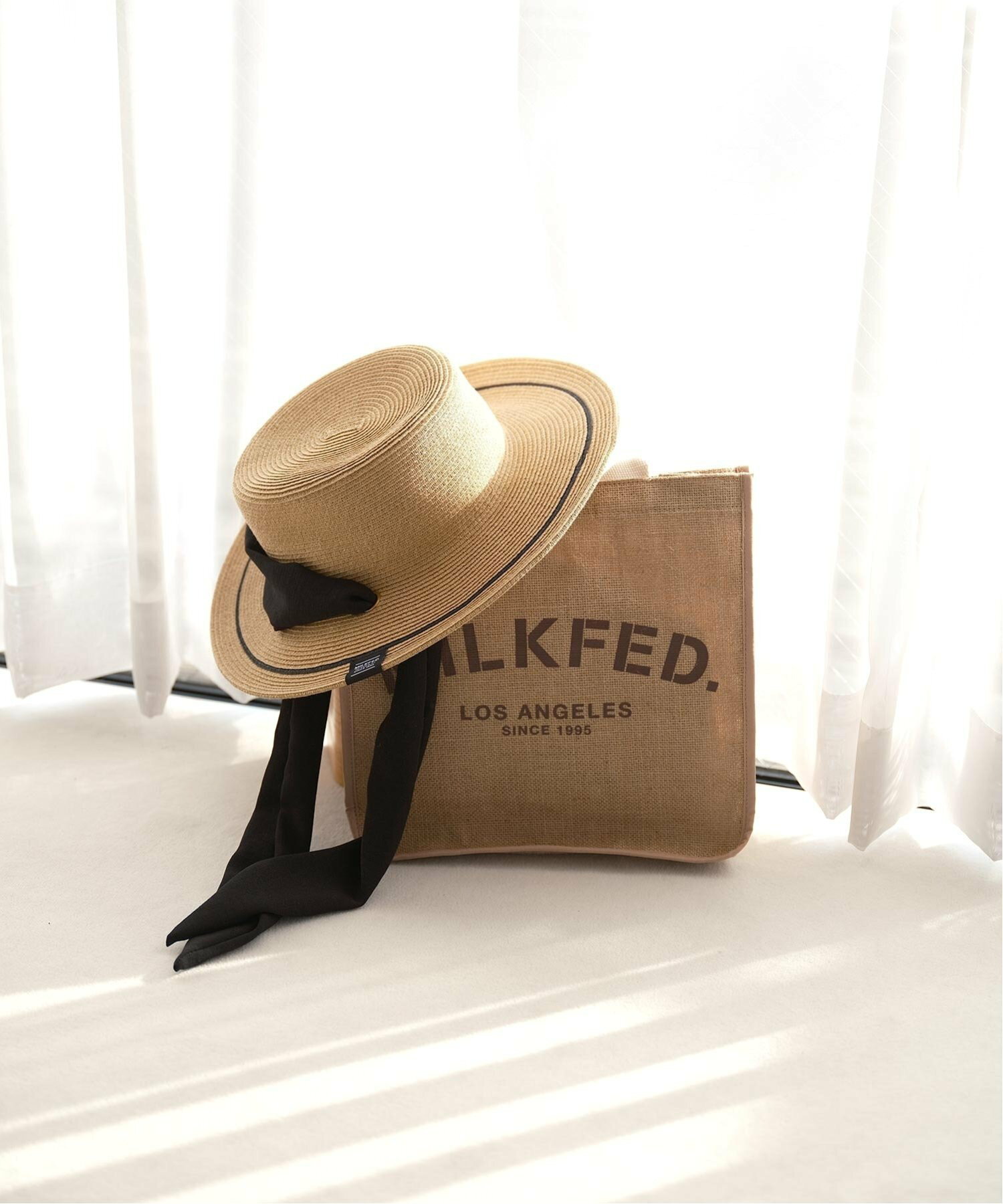 MILKFED. JUTE TOTE BAG